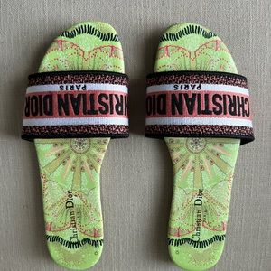Christian Dior Dway Slides Sz 42